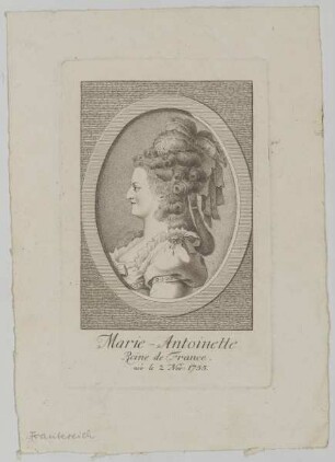 Bildnis der Marie-Antoinette de France