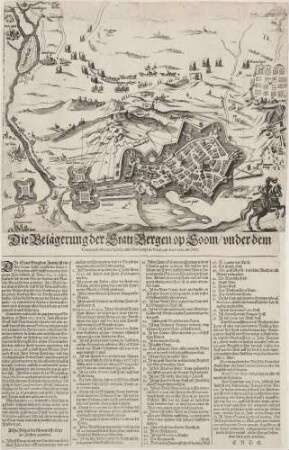 Die Belaegerung der Statt Bergen op Boom/ under dem/ Commando Marquia Spinolae, und Don Louys Velasco, in Anno 1622. im Julio.