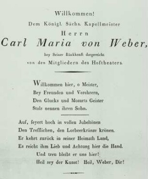 Musik | Musik in der Zeit von 1751-1850 | Persönlichkeiten des Musiklebens | Weber, Carl Maria von