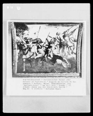 Szenen zum Alten Testament — David enthauptet Goliath