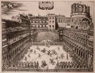 Turnier im Cortile di Belvedere in Rom 1565