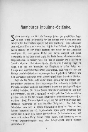 Hamburgs Industrie-Gelände.