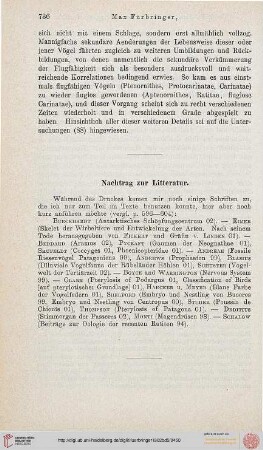 Nachtrag zur Literatur