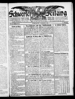 Schwerter Zeitung : Heimatblatt für die Stadt Schwerte und die Ämter Westhofen und Ergste : einzige in Schwerte gedruckte Zeitung