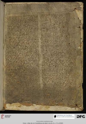 Aus einer lat. Pergamenths. des 14. Jhs.: Philosophische Quaestionen