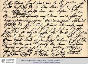 Postkarte vom 19.07.1907