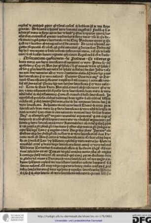 [A]d secundam questionem sic proceditur et videtur quod beata Maria non fuerit sanctificata ante nativitatem ex utero...