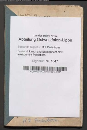 Erblasser: Spangenberg, Anna Maria, geb. Vahle: