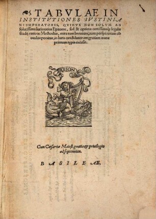 Tabulae in Institutiones Iustiniani