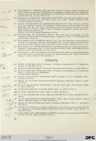 Stoffe (Nr. 318-369)