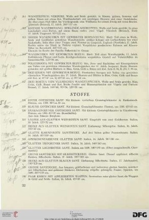 Stoffe (Nr. 318-369)