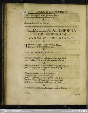 Index II. Cognominum