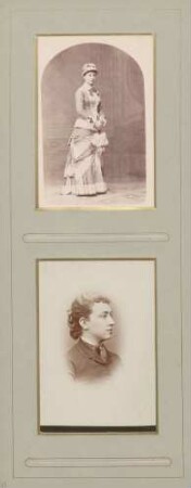 oben: Unbekannt (Dame) unten: Unbekannt (Dame)