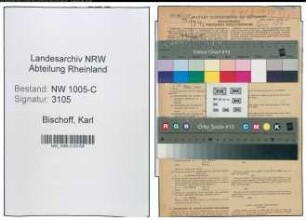 Entnazifizierung Karl Bischoff , geb. 01.12.1892 (Elektriker)