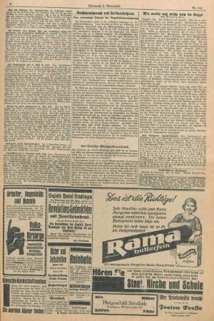 Freie Presse 1927 (Nr. 262). Tagesausgabe (Fragment)