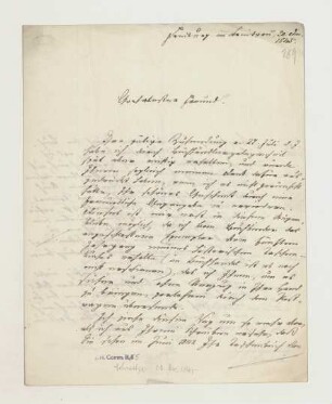 Brief von Heinrich Schreiber an Joseph Heller
