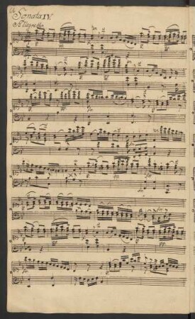 Sonaten; cemb; B-Dur; H 206; Wq 54.4