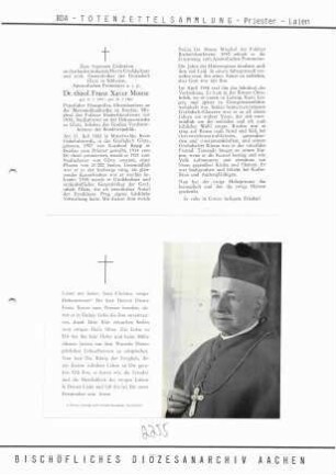 Monse, Dr. theol. Franz Xaver
