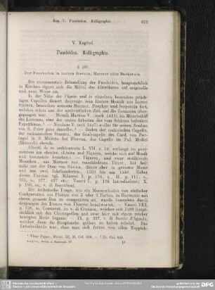 V. Kapitel Fussböden. Kalligraphie