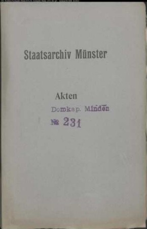 Belege über die Einkünfte der Nachjahre und Bestellung von Testamentsvollstreckern verschiedener Domherren