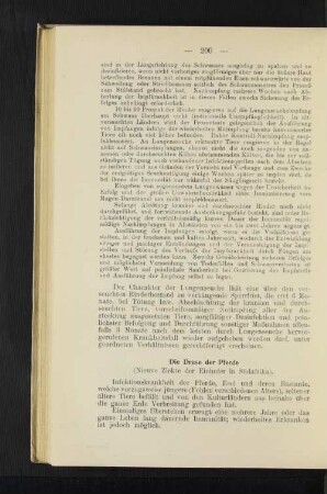 Die Druse der Pferde