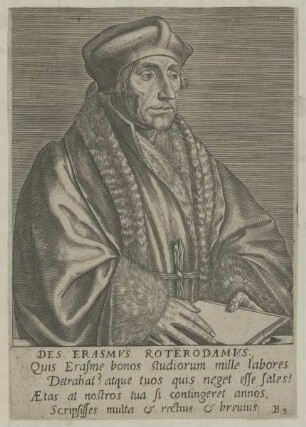 Bildnis des Des. Erasmvs Roterdamvs