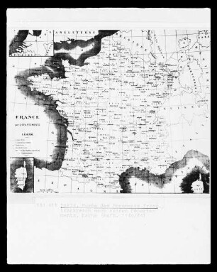 Frankreich nach seinen Départements