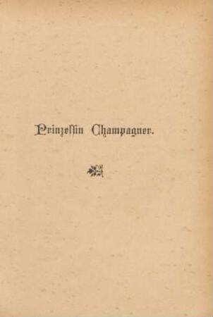 Prinzessin Champagner