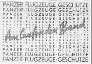 Abwurf-Flugblatt der Alliierten mit der Aufforderung, sich gefangen zu geben