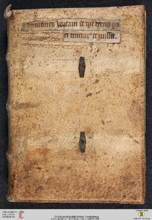 Jordanus de Quedlinburgo ; Bernardus de Parentinis
