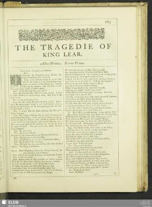 The Tragegie Of King Lear