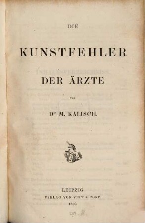 Die Kunstfehler der Ärzte