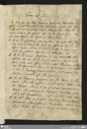 IIr-Vr: Inhaltsbeschreibung der Handschrift von Adolf Herschel