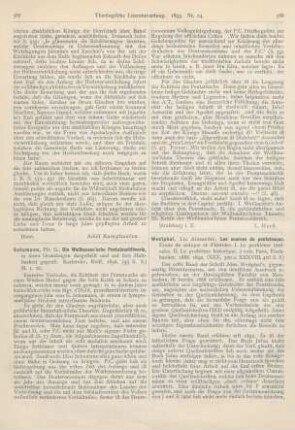 588-590 [Rezension] Westphal, Alexandre, Les sources du pentateuque. Étude de critique et d‘histoire. 1. Le problème littéraire. 2. Le problème historique. 2 vols