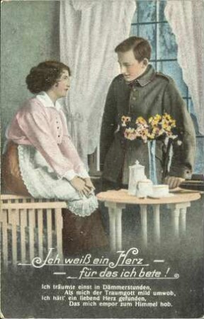 Ich weiß ein Herz für das ich bete - Ich träumte einst [...]