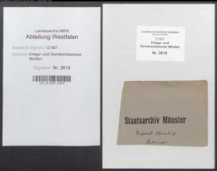 Register der an das Amtshaus Petershagen abzuliefernden Mahlschafe - Band 1