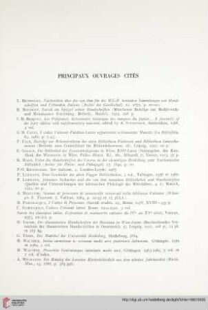 Principaux ouvrages cités