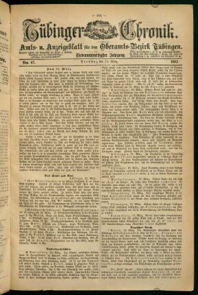 22. Märt (Nro. 67) - 27. März (Nro. 72)