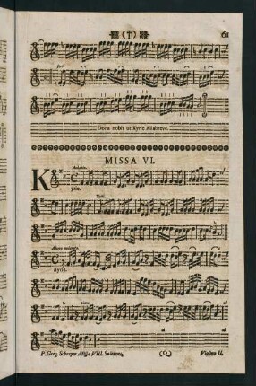 61-73, Missa VI.