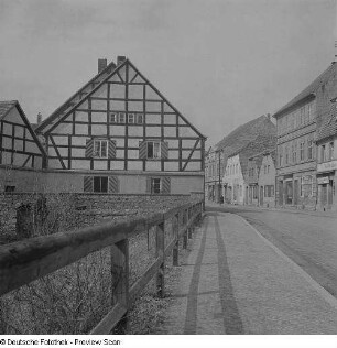 Straßenansicht in Luckau