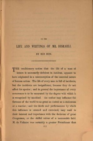 Curiosities of literature : with a view of the life and writings of the author by his son ; in three volumes, 1