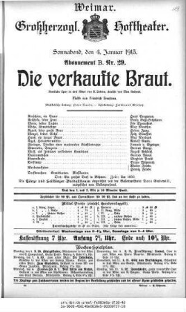 Die verkaufte Braut