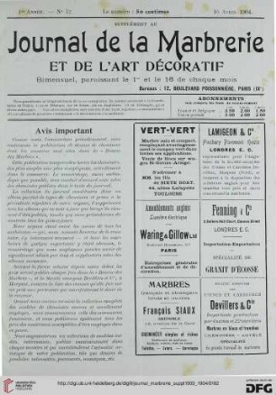 No. 12 (16 Avril 1904)