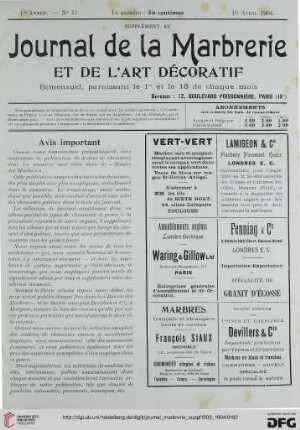 No. 12 (16 Avril 1904)