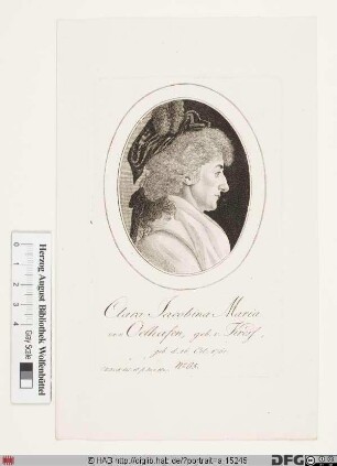 Bildnis Clara Jacobina Maria Oelhafen (von Schöllenbach), geb. Kreß von Kressenstein