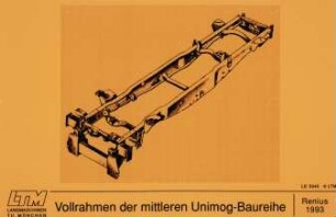 Vollrahmen der mittleren Unimog-Baureihe
