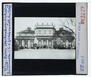 Wien, Gartenpalais Starhemberg-Schönburg : Außenansicht, Gartenseite