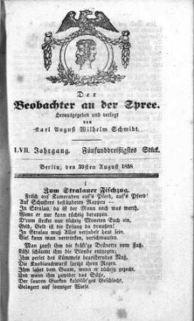 35. Stück, 30. August 1858