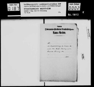 Einquartierung der Truppen unter dem Grafen Isenburg in der Grafschaft Virneburg.