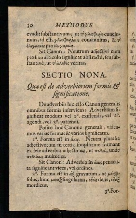 30-39, Sectio Nona. - Sectio XIV.